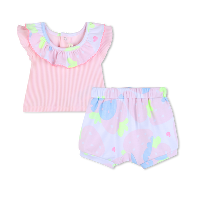 T-SHIRT + SHORTS SET BILLIEBLUSH girl
