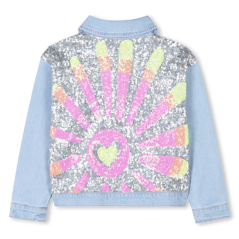 Sequin denim jacket BILLIEBLUSH 
                        girl