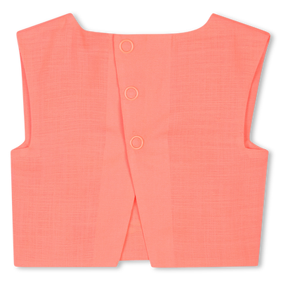 Linen-look embroidered top BILLIEBLUSH girl