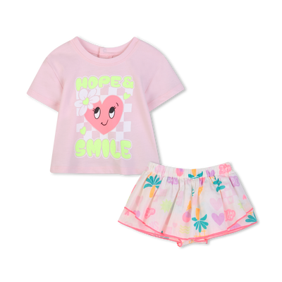T-SHIRT + SHORTS SET BILLIEBLUSH girl