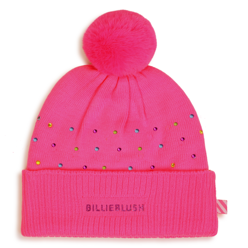 Multicolored rhinestone beanie BILLIEBLUSH 
                        girl