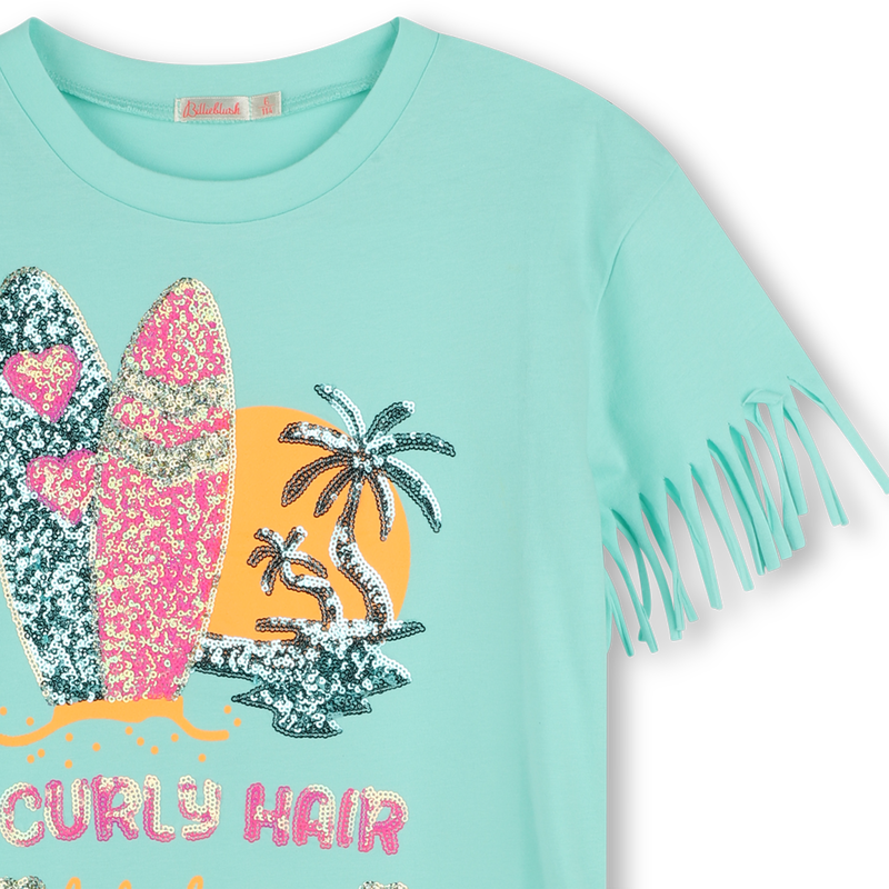 Straight dress with fringe BILLIEBLUSH 
                        girl