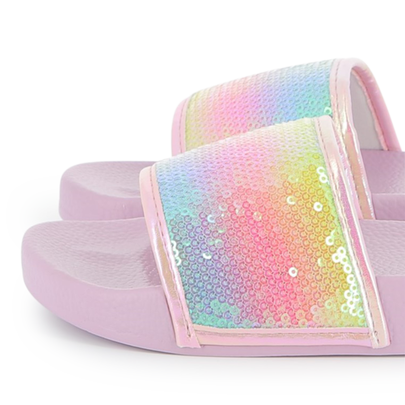 Iridescent sequin sliders BILLIEBLUSH 
                        girl