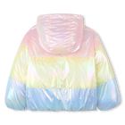 Tricolor hooded down jacket BILLIEBLUSH 
                    girl