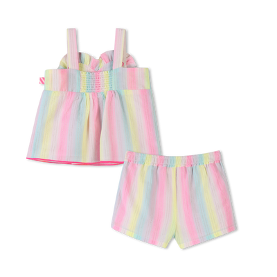 Striped blouse and shorts BILLIEBLUSH girl