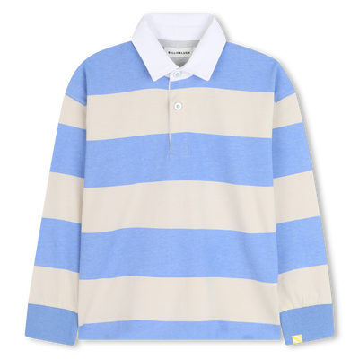Striped long-sleeved polo shirt BILLIEBLUSH boy