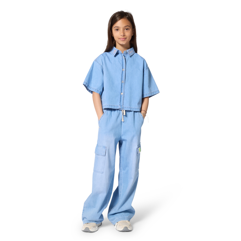 LIGHTWEIGHT DENIM SHIRT BILLIEBLUSH 
                        girl