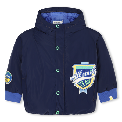 Hooded down jacket BILLIEBLUSH boy