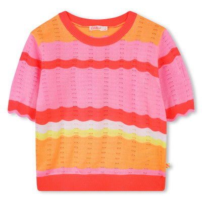 Knitted striped jumper BILLIEBLUSH girl
