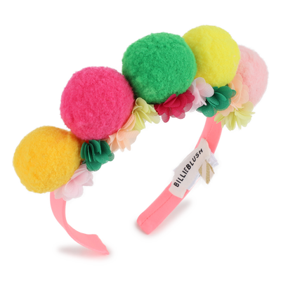 HEADBAND WITH POMPOMS BILLIEBLUSH girl
