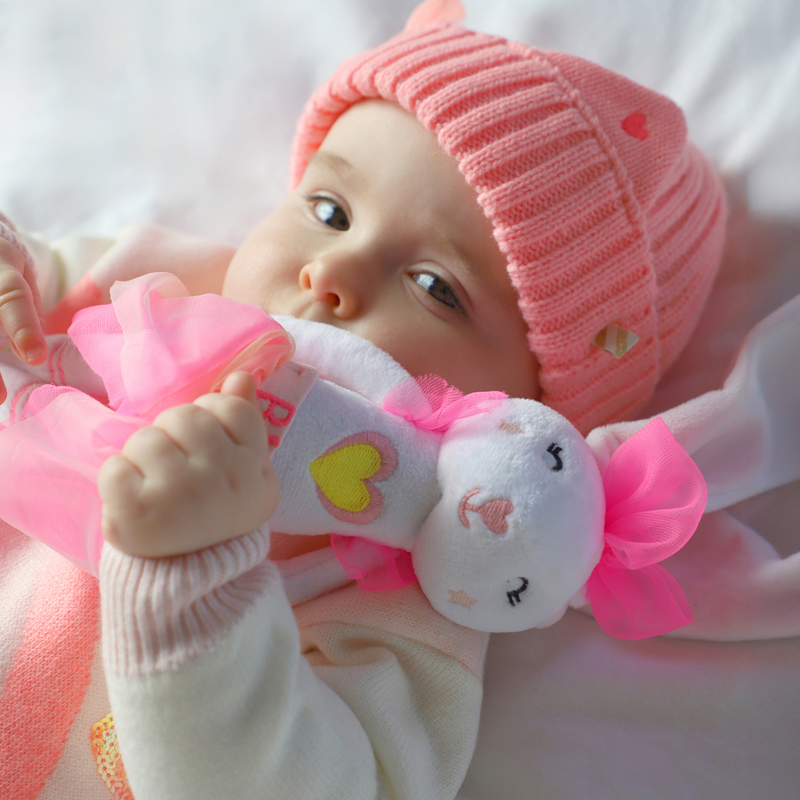 Soft velvet cuddly toy BILLIEBLUSH 
                        girl