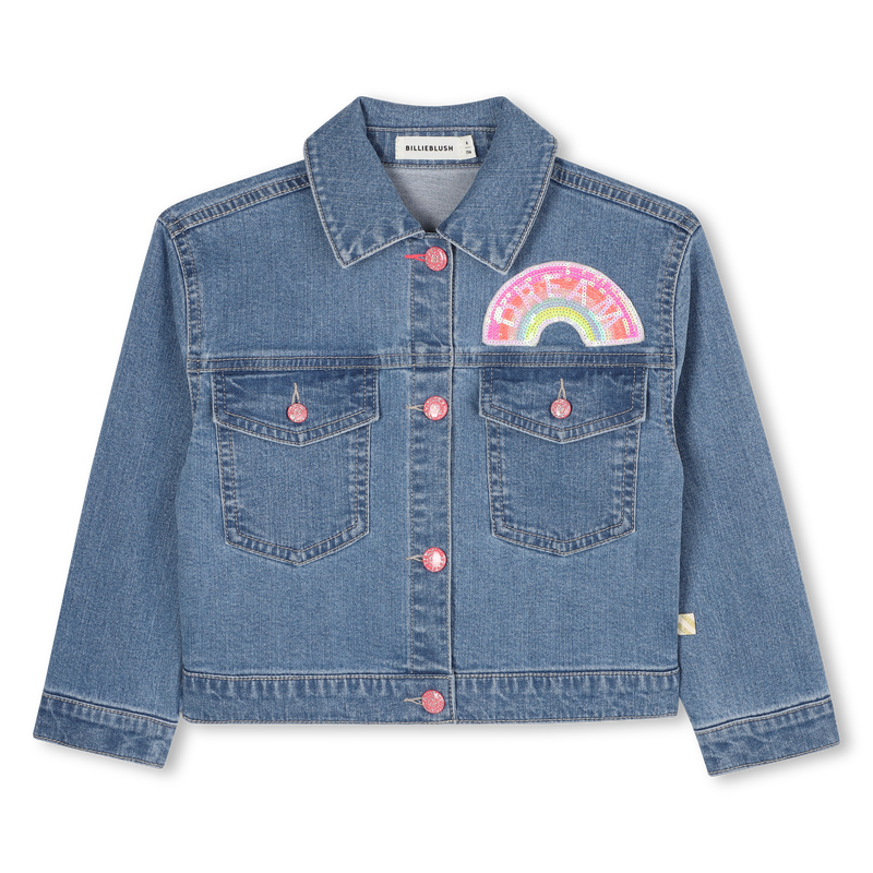 Denim jacket with pockets BILLIEBLUSH 
                    FILLE