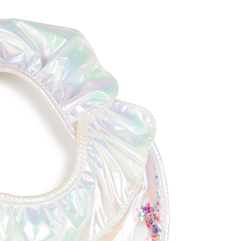 SHINY TEXTILE BIB BILLIEBLUSH 
                        girl