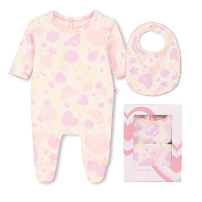 Pajama set and bib BILLIEBLUSH girl