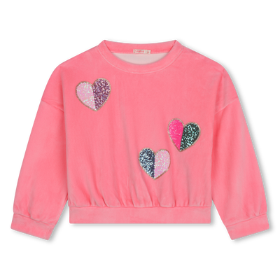 Velvet sweatshirt BILLIEBLUSH girl