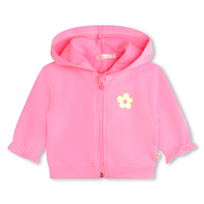 Hooded fleece cardigan BILLIEBLUSH girl