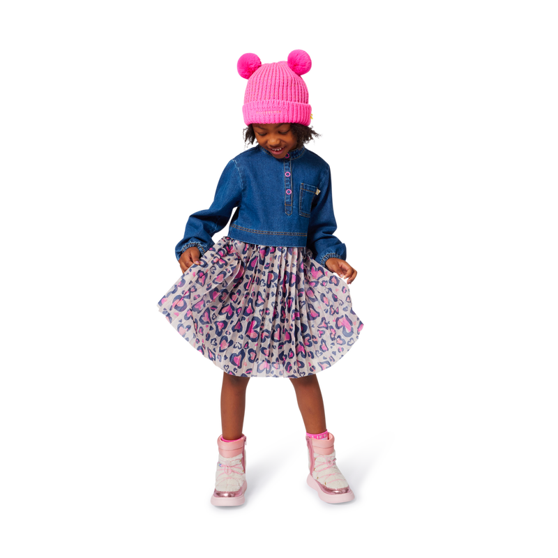 Double pompom beanie BILLIEBLUSH 
                    FILLE