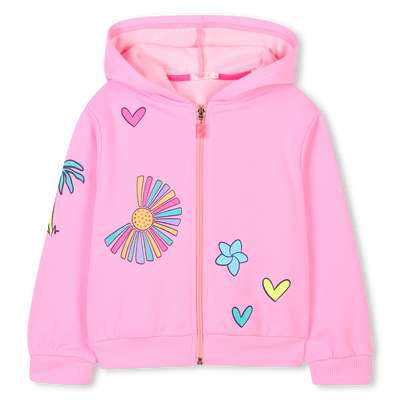 Hooded fleece cardigan BILLIEBLUSH girl