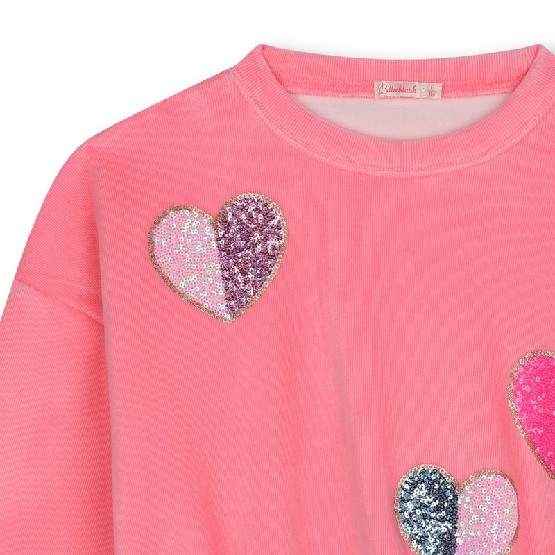 Velvet sweatshirt BILLIEBLUSH 
                        girl