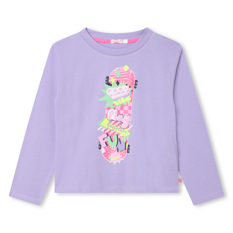 Graphic long-sleeve BILLIEBLUSH 
                    FILLE