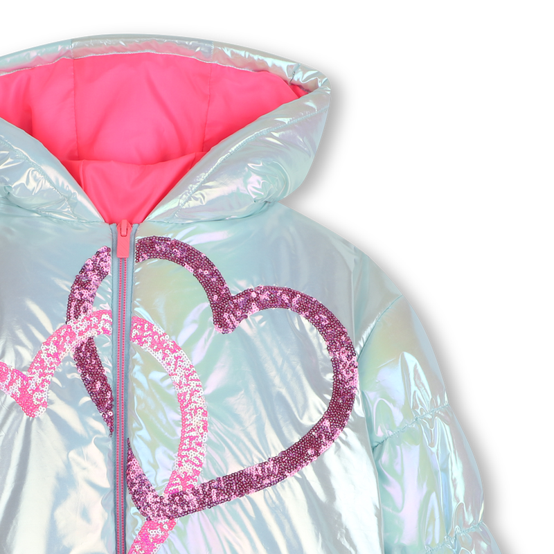 Hooded down jacket BILLIEBLUSH 
                        girl