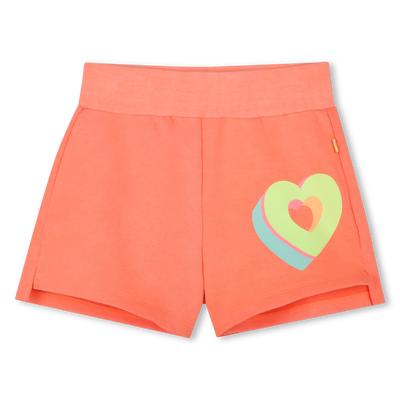 Fleece shorts with hearts BILLIEBLUSH girl