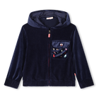 Fleece hooded cardigan BILLIEBLUSH 
                    girl