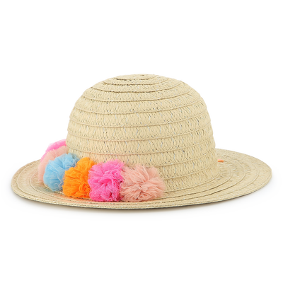Iridescent pompom sun hat BILLIEBLUSH girl