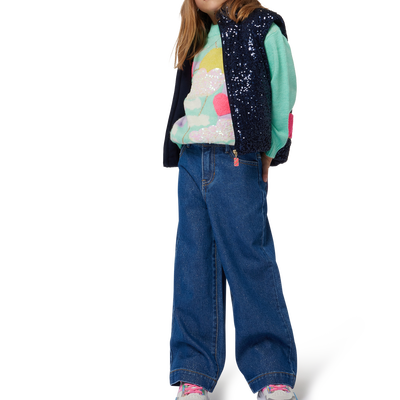 Sleeveless sequin puffer BILLIEBLUSH girl