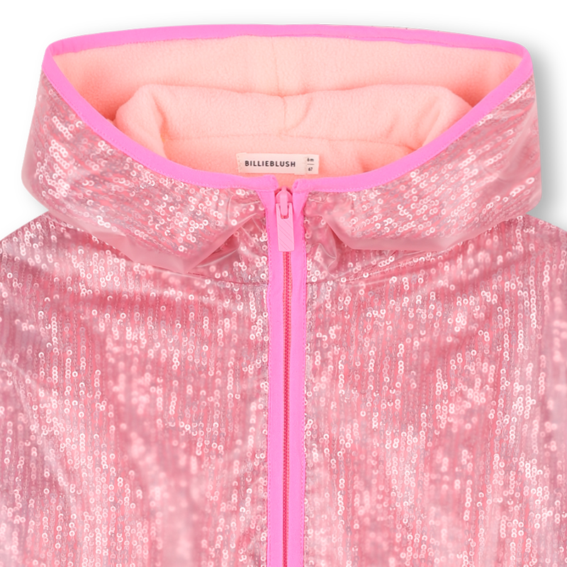 Sheer oilskin embellished with sequins BILLIEBLUSH 
                        girl