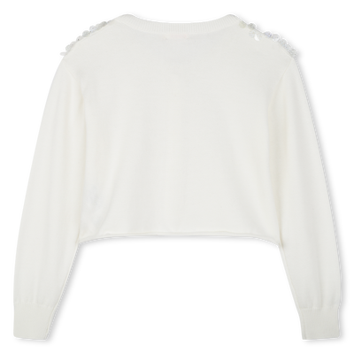 Cotton cardigan with sequins BILLIEBLUSH girl