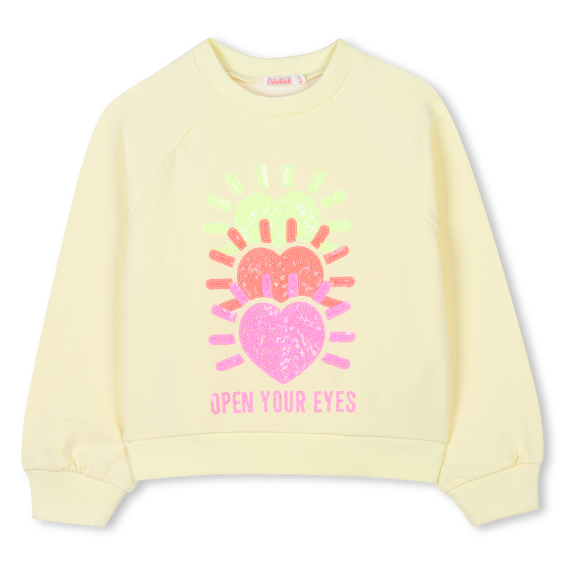 Lightweight fleece sweatshirt BILLIEBLUSH 
                        girl
