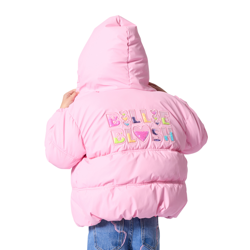 Hooded down jacket BILLIEBLUSH 
                        girl