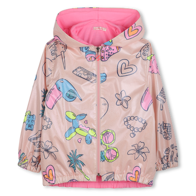 Printed raincoat with hood BILLIEBLUSH girl