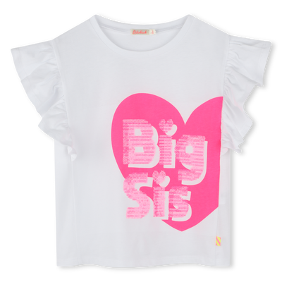 T-shirt with frilled sleeves BILLIEBLUSH girl