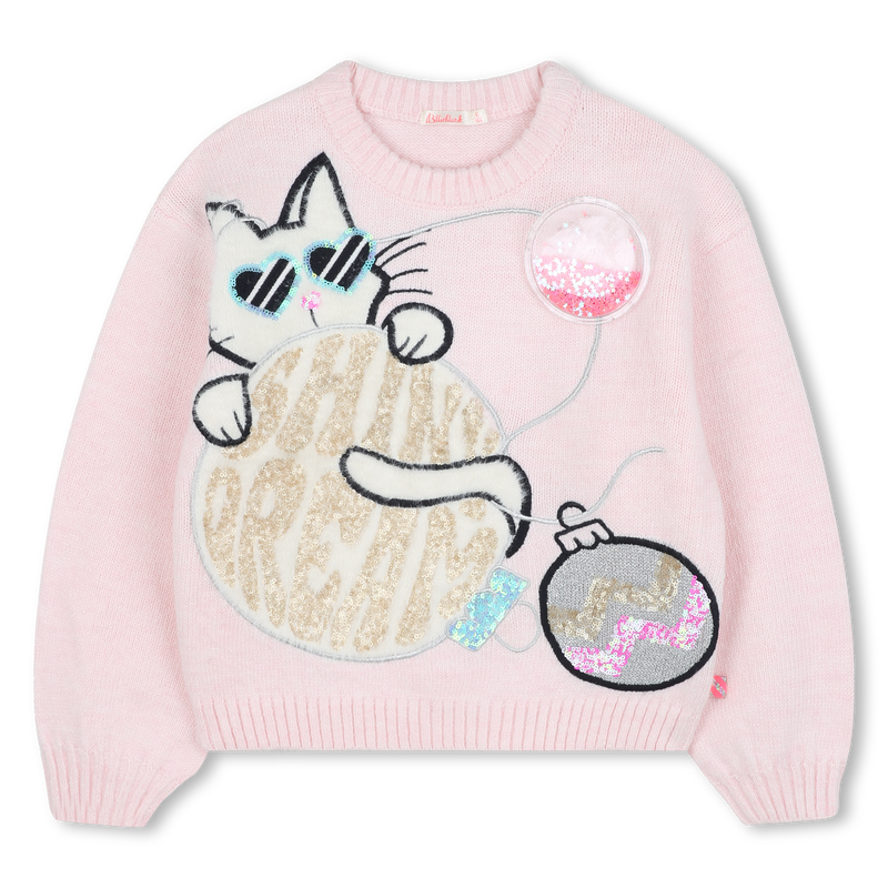 Knitted Christmas sweater BILLIEBLUSH 
                    FILLE