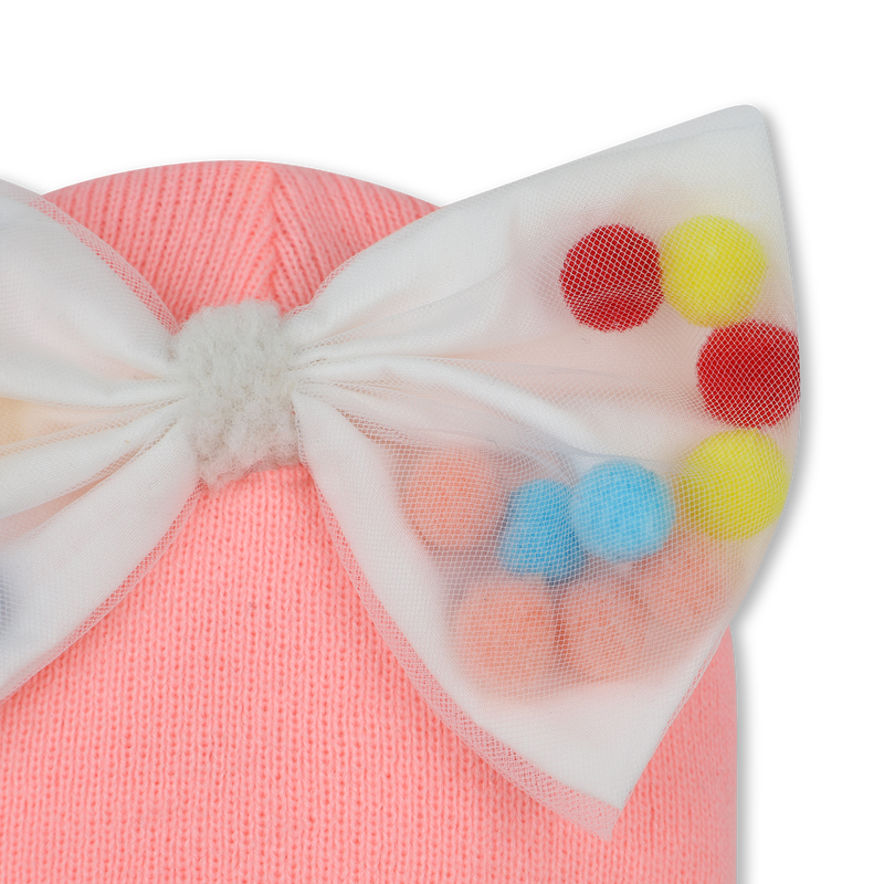 Bow and pompom hat BILLIEBLUSH 
                    FILLE