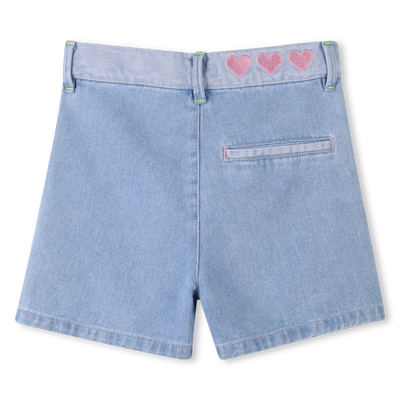 Adjustable-waist denim shorts BILLIEBLUSH girl