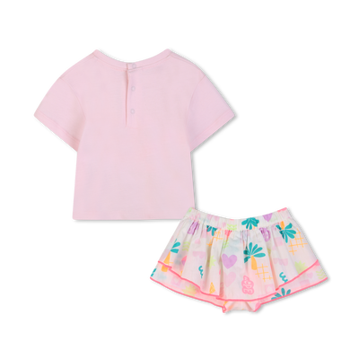 T-SHIRT + SHORTS SET BILLIEBLUSH girl