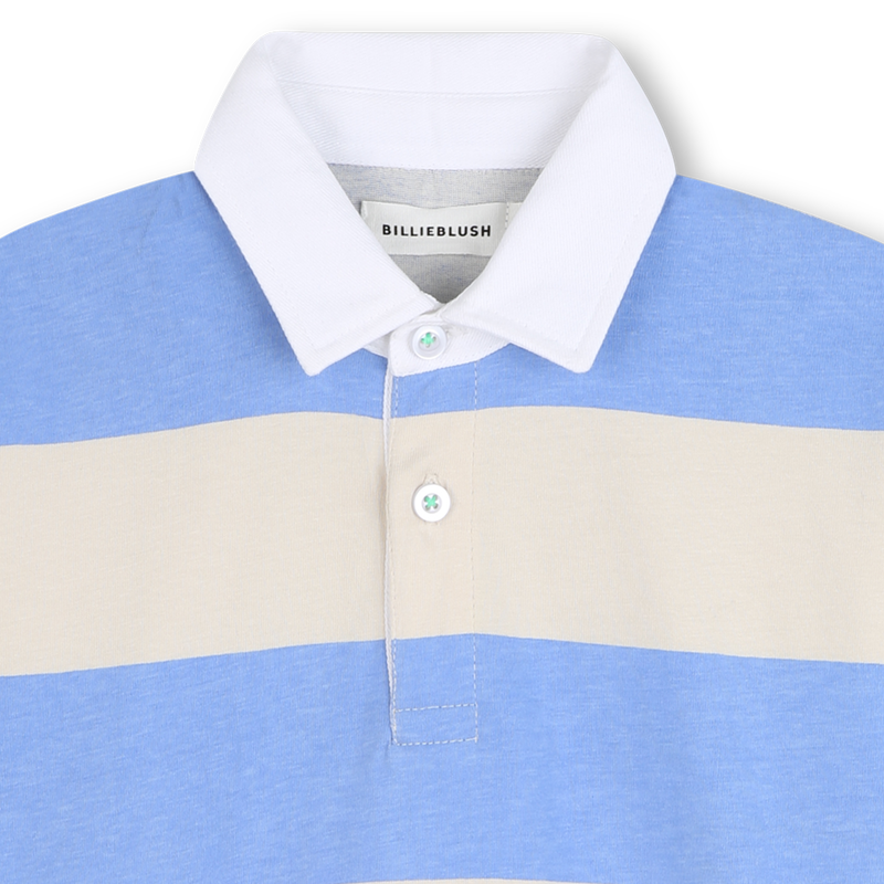 Striped long-sleeved polo shirt BILLIEBLUSH 
                        boy