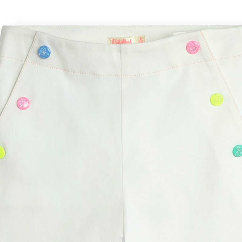 Wide-leg twill trousers BILLIEBLUSH 
                        girl