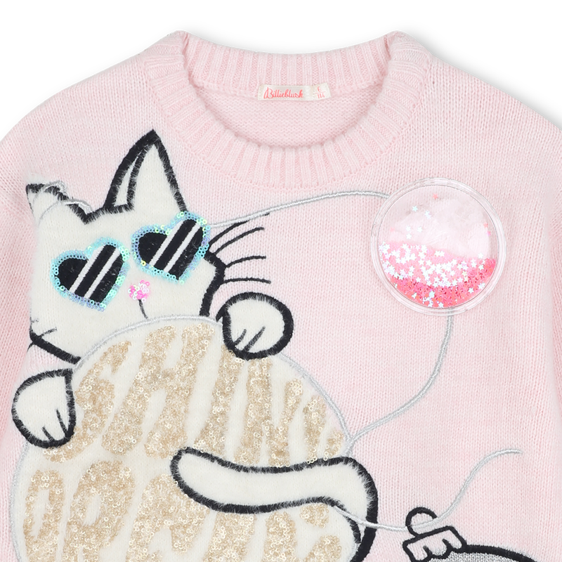 Knitted Christmas sweater BILLIEBLUSH 
                        girl