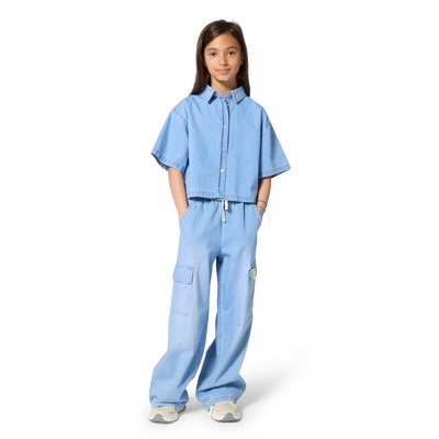 LIGHTWEIGHT DENIM SHIRT BILLIEBLUSH girl