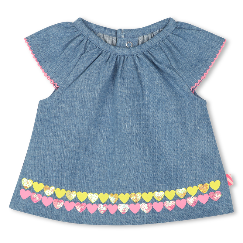 Denim set with frills BILLIEBLUSH 
                    FILLE
