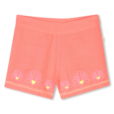 Embroidered zip-up shorts BILLIEBLUSH girl