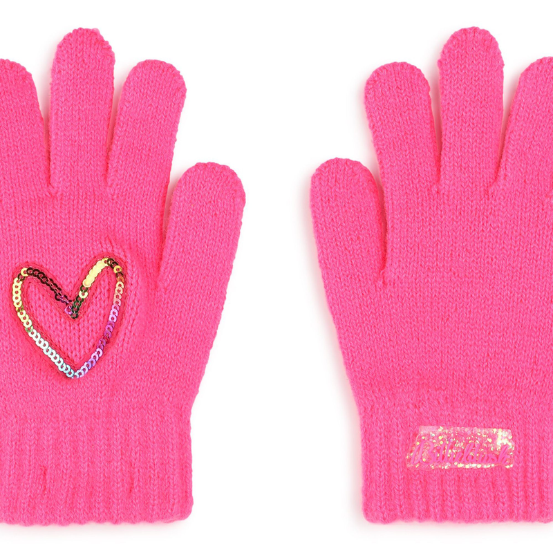 Sequin heart gloves BILLIEBLUSH 
                        girl