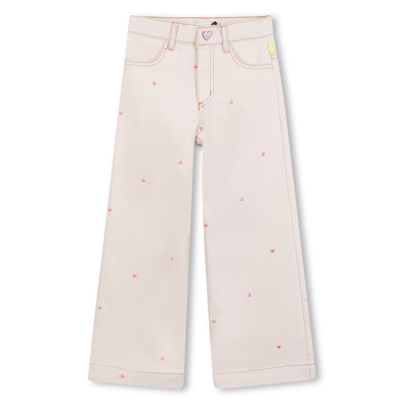Cotton trousers with hearts BILLIEBLUSH 
                    FILLE