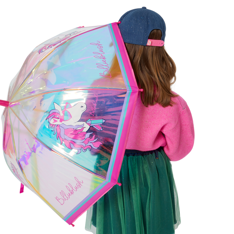 Bi-material press-stud skirt BILLIEBLUSH 
                        girl