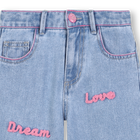 Embroidered denim trousers BILLIEBLUSH 
                    girl