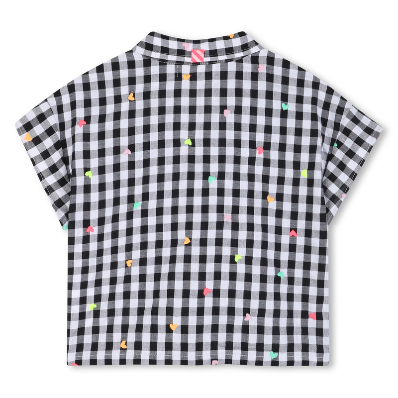 GINGHAM PRINT SHIRT BILLIEBLUSH 
                        girl